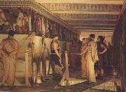 Alma-Tadema, Sir Lawrence Pheidias and the Frieze of the Parthenon Athens (mk24) china oil painting artist